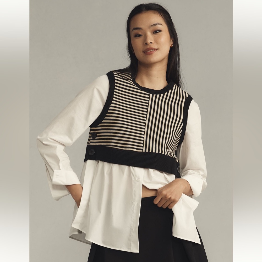 NWT Anthropologie linen twofer